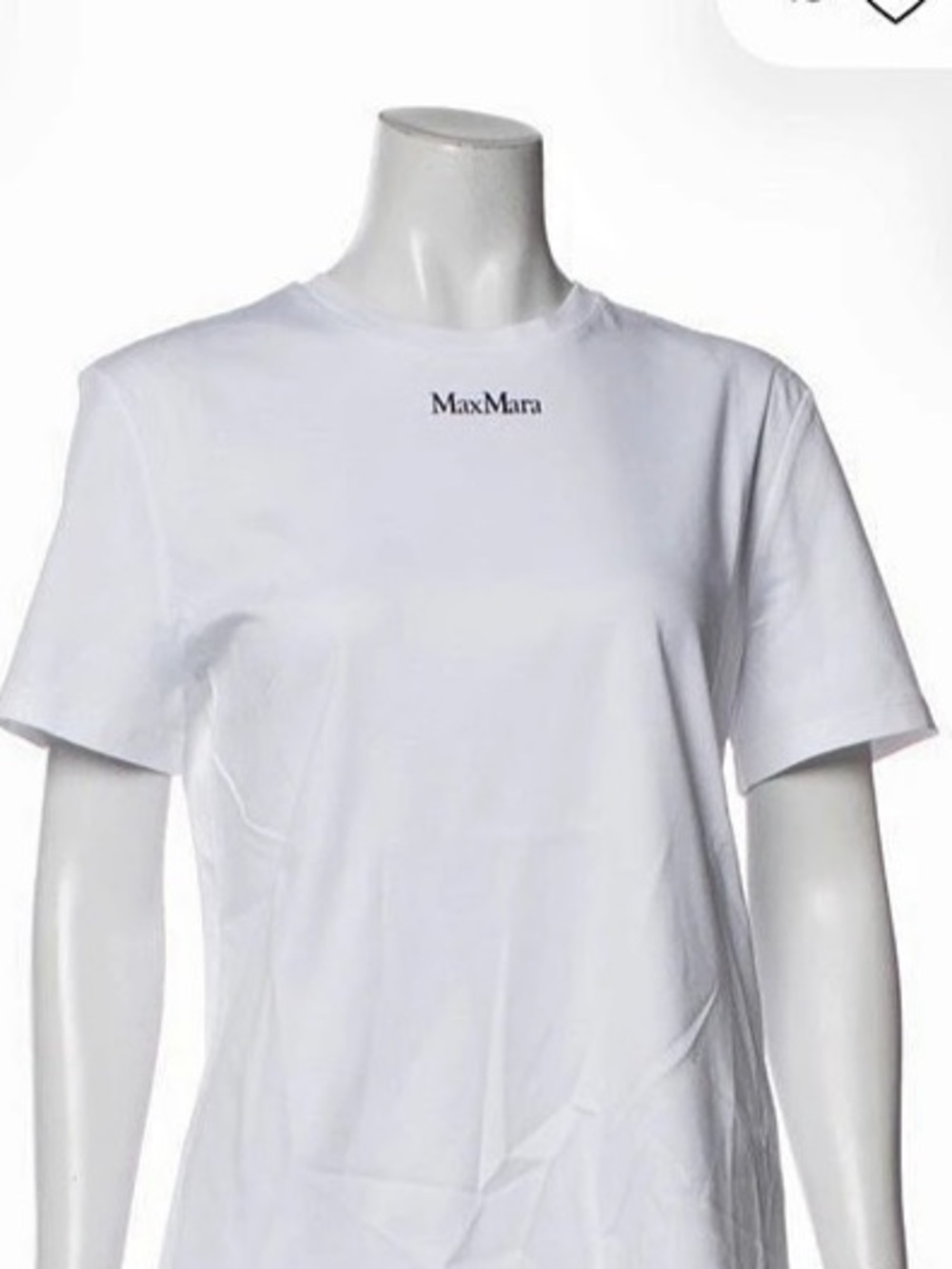 Max Mara Studio Logo Crew Neck Short Sleeve T-Shirt